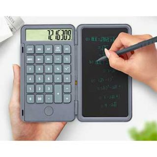 2 in 1 Calculator reusable notepad